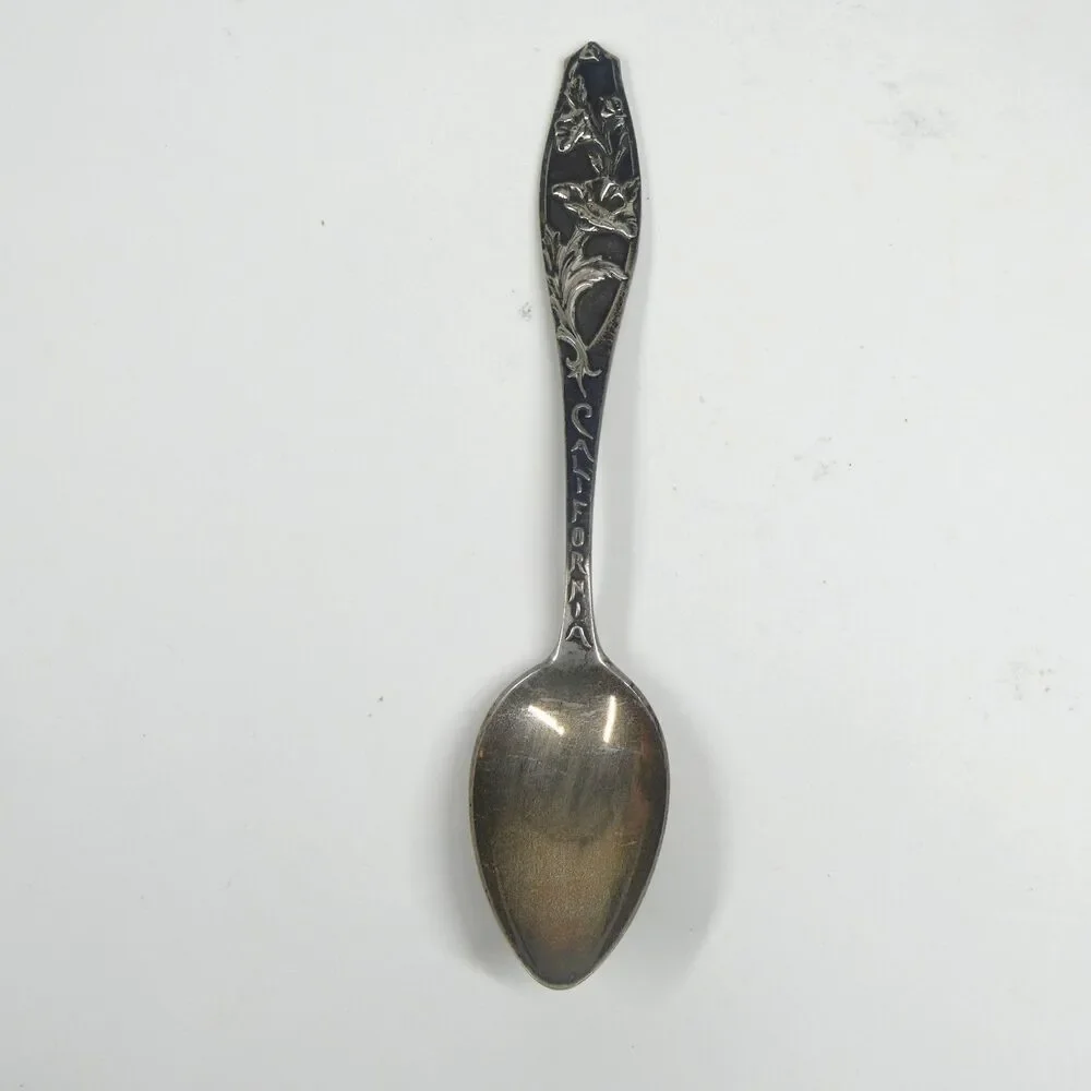 California Sterling Silver Souvenir Spoon Vintage 5.5